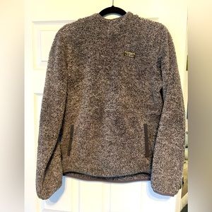 LL Bean Sherpa cowl neck hoodie